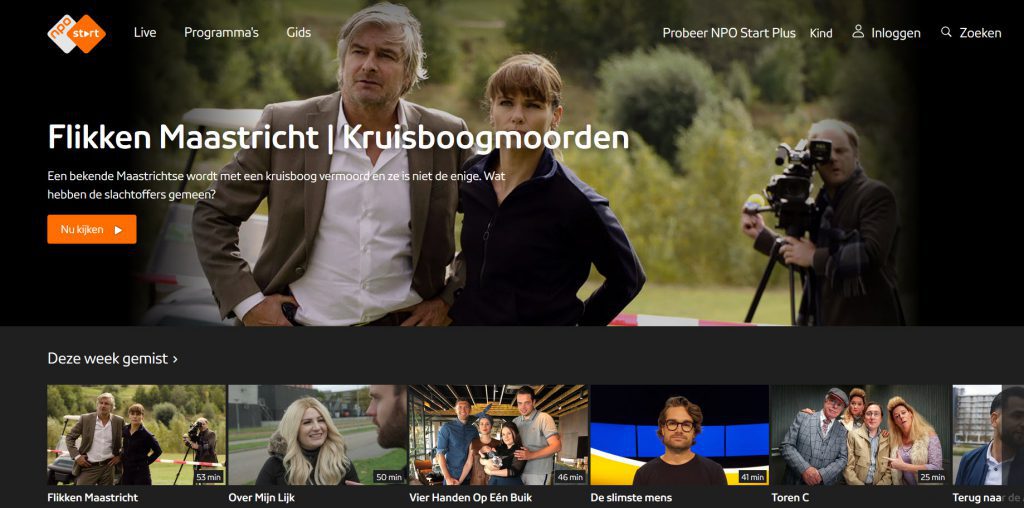 NPO Plus Start aanbod - NPO Plus Start kosten