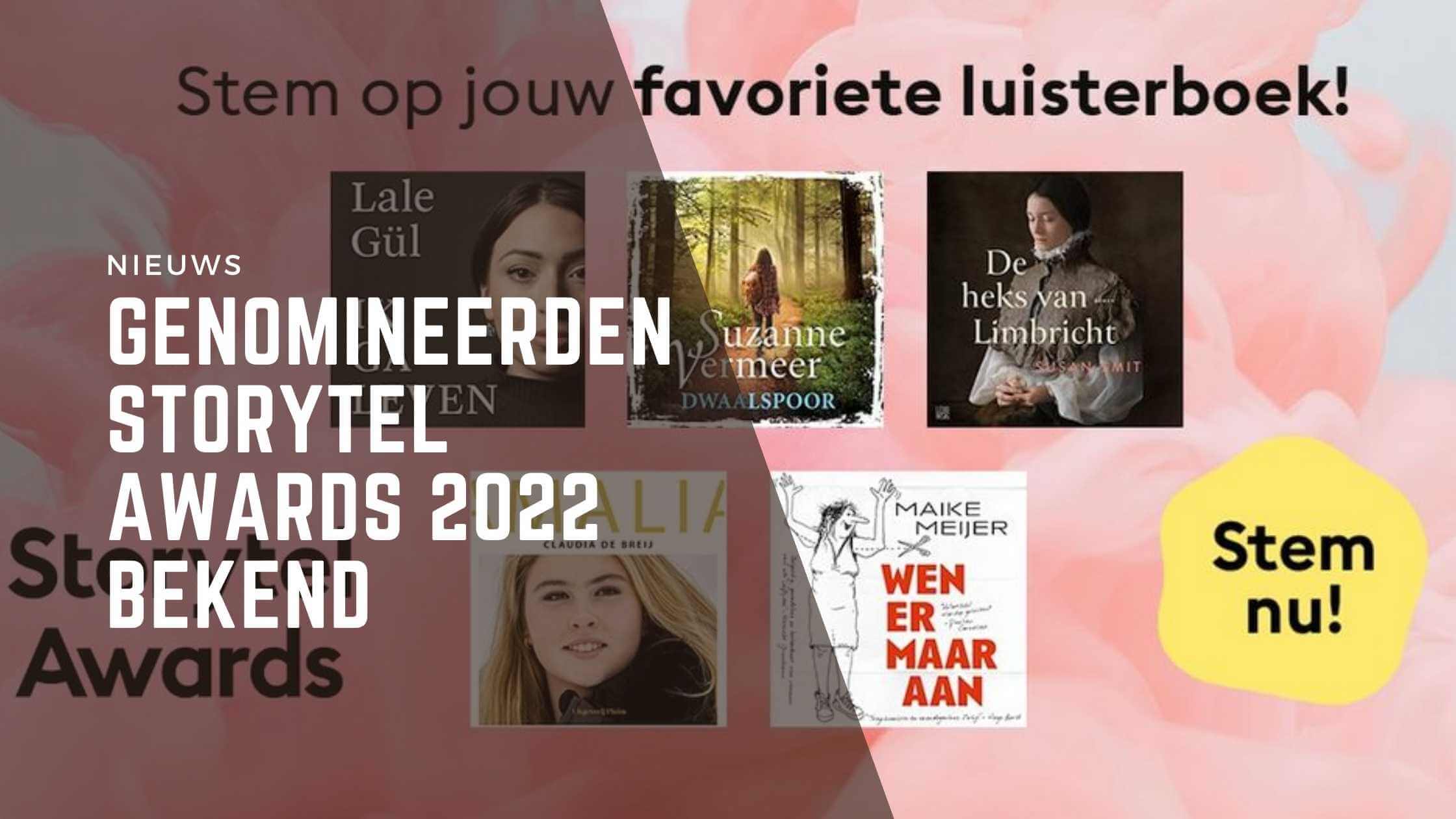 Genomineerden Storytel Awards 2022 bekend