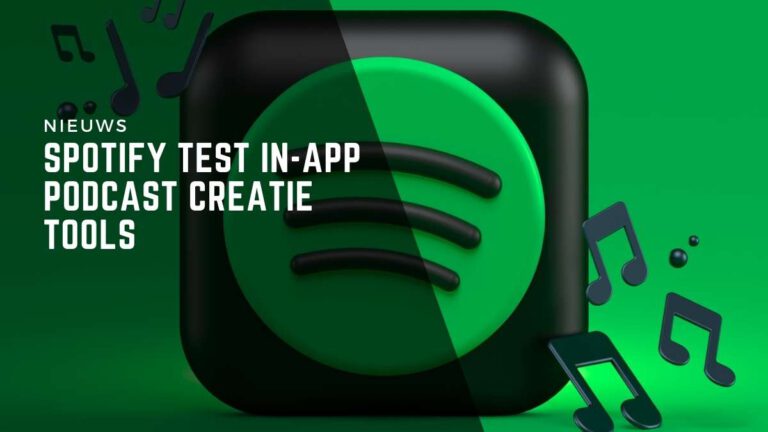 Spotify test in-app podcast creatie tools